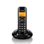 Ficha técnica e caractérísticas do produto Telefone Sem Fio Elgin TSF-7600 Preto com Idendificador de Chamadas e Viva-voz