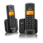 Ficha técnica e caractérísticas do produto Telefone Sem Fio ELGIN TSF 8002 Identificador de Chamadas Preto