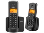 Ficha técnica e caractérísticas do produto Telefone Sem Fio Elgin TSF8002 1 Ramal Identificador de Chamada Viva Voz Preto