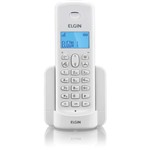 Ficha técnica e caractérísticas do produto Telefone Sem Fio Identificador de Chamadas TSF8001 Branco - Elgin
