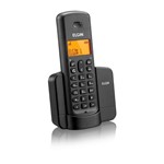 Ficha técnica e caractérísticas do produto Telefone Sem Fio Identificador de Chamadas TSF8001 Preto - Elgin