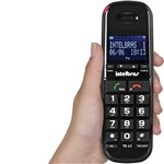Ficha técnica e caractérísticas do produto Telefone Sem Fio Intelbras Dect 6.0 TS63V Preto