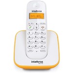 Ficha técnica e caractérísticas do produto Telefone Sem Fio Intelbras Ts 3110 Branco/ Amarelo