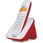 Ficha técnica e caractérísticas do produto Telefone Sem Fio Intelbras Ts 3110 Branco E Vermelho
