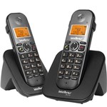 Telefone Sem Fio Intelbrás Ts 5122 Viva Voz Teclado Luminoso 1 Ramal - Preto - Intelbras