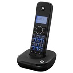 Ficha técnica e caractérísticas do produto Telefone Sem Fio Motorola Moto 550id com Identificador de Chamadas Viva Voz Bivolt - Preto