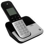 Ficha técnica e caractérísticas do produto Telefone Sem Fio Motorola Moto M6500 com Identificador de Chamadas Viva Voz Bivolt - Preto