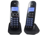 Telefone Sem Fio Motorola MOTO750-MRD2 + 1 Ramal - Identificador de Chamada Viva Voz Preto