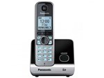 Telefone Sem Fio Panasonic Até 6 Ramais - Identificador de Chamadas KX-TG6711LBB