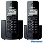 Ficha técnica e caractérísticas do produto Telefone Sem Fio Panasonic com 01 Ramal, Display LCD e Identificador de Chamadas - KX-TGB112LBB