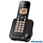 Ficha técnica e caractérísticas do produto Telefone Sem Fio Panasonic com Display de 1,6, Viva-voz e Identificador de Chamadas Preto - KX-TGC350LBB