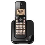 Ficha técnica e caractérísticas do produto Telefone Sem Fio Panasonic com ID/Viva Voz KX-TGC350LBB Preto