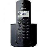 Ficha técnica e caractérísticas do produto Telefone Sem Fio Panasonic com Identificador de Chamadas KX-TGB110LBB