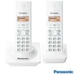 Ficha técnica e caractérísticas do produto Telefone Sem Fio Panasonic DECT 6.0, 1.9GHz, Branco KXTG1712LBW