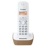 Ficha técnica e caractérísticas do produto Telefone Sem Fio Panasonic Kx TG1611 Branco/Dourado Id.Chamadas