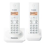Ficha técnica e caractérísticas do produto Telefone Sem Fio Panasonic Kx-tg1712 Ramal com Identificador de Chamadas - Branco