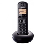Ficha técnica e caractérísticas do produto Telefone Sem Fio Panasonic Kx-Tgb210 com Identificador de Chamadas - Preto
