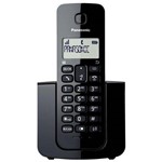 Ficha técnica e caractérísticas do produto Telefone Sem Fio Panasonic Kx-tgb110 com Dect/identificador de Chamadas - Preto