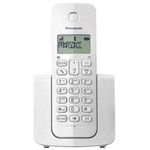 Telefone Sem Fio Panasonic KX-TGB110LAW 1.9GHz com Identificador de Chamadas - Branco