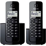 Ficha técnica e caractérísticas do produto Telefone Sem Fio Panasonic KX-TGB112LBB com Identificador de Chamadas + Ramal - BIVOLT