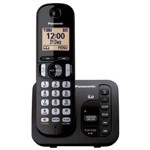 Ficha técnica e caractérísticas do produto Telefone Sem Fio Panasonic Kx-TGC220LBB Preto, com Secretária Eletrônica , Dect 6.0 (1.9 GHz)