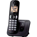 Ficha técnica e caractérísticas do produto Telefone Sem Fio Panasonic Kx-tgc210lbb Preto Viva Voz