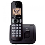 Ficha técnica e caractérísticas do produto Telefone sem Fio com ID/Viva Voz KX-TGC210LBB Preto PANASONIC