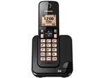 Telefone Sem Fio Panasonic KX-TGC350LBB - Identificador de Chamada Viva Voz Preto