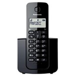 Ficha técnica e caractérísticas do produto Telefone Sem Fio Panasonic Preto com Identificador de Chamada KX-TGB110