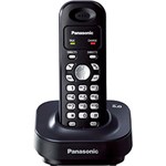 Ficha técnica e caractérísticas do produto Telefone Sem Fio Panasonic Preto Dect 6.0 - Kx-Tg1371Lbh com Visor Iluminado