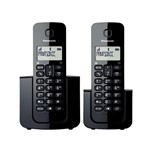 Ficha técnica e caractérísticas do produto Telefone Sem Fio Panasonic + Ramal - Identificador de Chamadas - TGB112