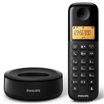 Ficha técnica e caractérísticas do produto Telefone Sem Fio Philips D1301b Tela 1,6" C/identificação de Chamadas Recebidas - Preto