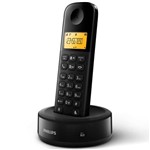 Ficha técnica e caractérísticas do produto Telefone Sem Fio Philips D1301B