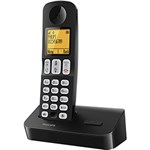 Ficha técnica e caractérísticas do produto Telefone Sem Fio Philips Preto D4001B/BR com Identificador de Chamadas Viva Voz