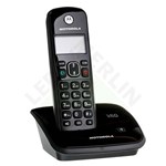 Ficha técnica e caractérísticas do produto Telefone Sem Fio Preto AURI2000-MRD3 Motorola