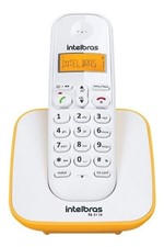Ficha técnica e caractérísticas do produto Telefone Sem Fio Ts 3110 Branco e Amarelo Intelbras