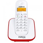 Ficha técnica e caractérísticas do produto Telefone Sem Fio Ts 3110 Branco/vermelho - Intelbras
