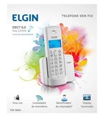 Ficha técnica e caractérísticas do produto Telefone Sem Fio Tsf 8001 Elgin