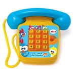 Ficha técnica e caractérísticas do produto Telefone infantil Sonoro Galinha Pintadinha Mini - Elka 1087