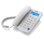 Ficha técnica e caractérísticas do produto Telefone Tcf-3000 C/Id.Chamadas Branco Elgin