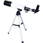 Ficha técnica e caractérísticas do produto Telescópio Astronômico Diâmetro da Lente 50 Mm Aproximação 60 à 90 Vez...