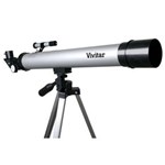 Ficha técnica e caractérísticas do produto Telescópio de Refração Vivitar VIVTEL50600 60x/120x - Prata/Preto