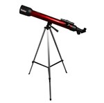 Ficha técnica e caractérísticas do produto Telescópio Refrator Vivitar Vivtel420x Vermelho com Ampliação 210X/420X, Lente 60Mm e Tripé