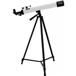Telescópio Vivitar Vivtel160x Branco com Ampliação 75x/150x, Ocular, Manopla e Tripé