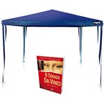 Ficha técnica e caractérísticas do produto Tenda Capri Azul + Livro - o Código da Vinci