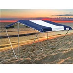 Ficha técnica e caractérísticas do produto Tenda Gazebo de Praia e Camping com Função Max Sombra Poseidon Zaka 2,3m X 3,3m
