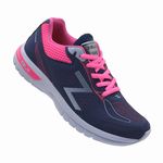 Ficha técnica e caractérísticas do produto Tênis Esportivo Feminino Zeus Caminhada Academia Azul Rosa