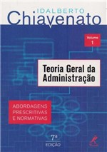 Ficha técnica e caractérísticas do produto Teoria Geral da Administração - Vol. 1 - 07Ed/14 - Manole