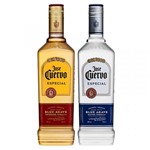 Ficha técnica e caractérísticas do produto Tequila Jose Cuervo Ouro 750ml + Jose Cuervo Prata 750ml