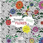 Ficha técnica e caractérísticas do produto Terapia das Flores - Livro de Colorir Antiestresse